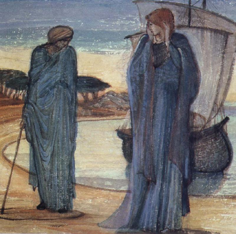 Sir Edward Coley Burne-Jones The Magic Circle china oil painting image